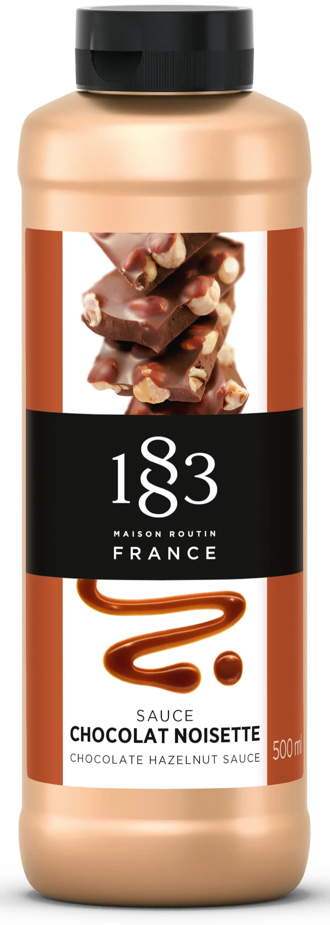 1883 Maison Routin Chocolate Hazelnut Sauce Two 1 Liter Jugs