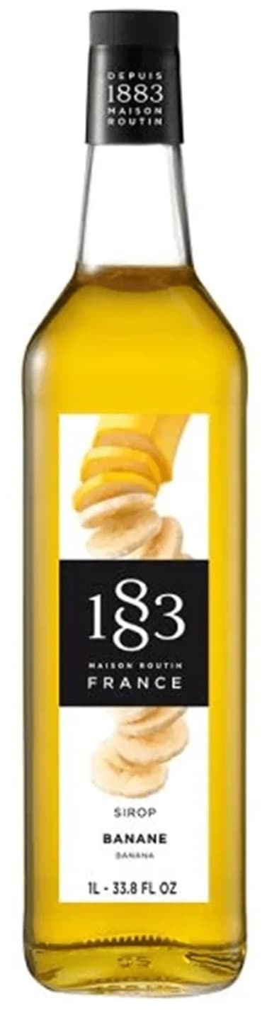 1883 Maison Routin 1883 Banana Syrup Six 1 Liter Bottles