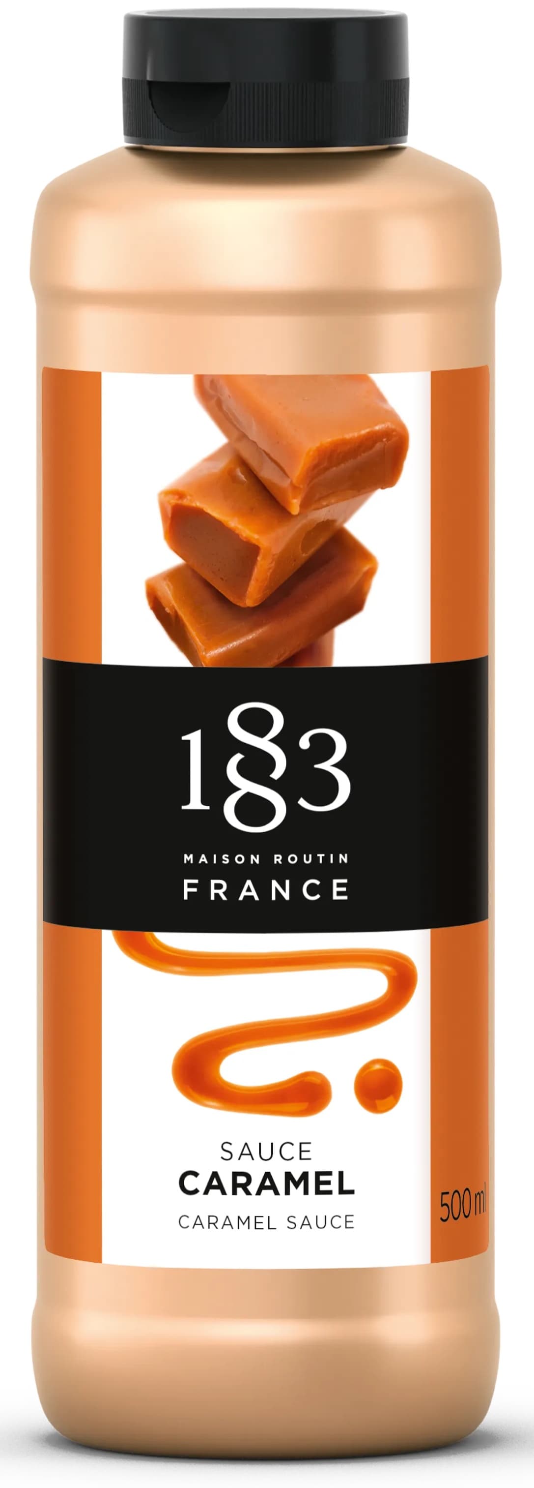 1883 Maison Routin Caramel Sauce, 64 oz Jug (Case of 2) - French Barista Sauce for Mochas & Drizzle