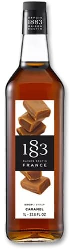 1883 Maison Routin Caramel Syrup Six 1 Liter Bottles