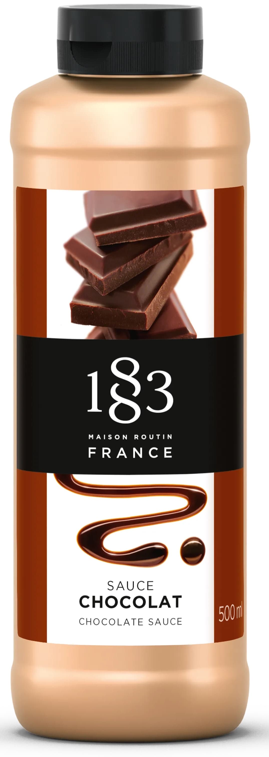 1883 Maison Routin Chocolate Sauce Two 64 Oz. Jugs