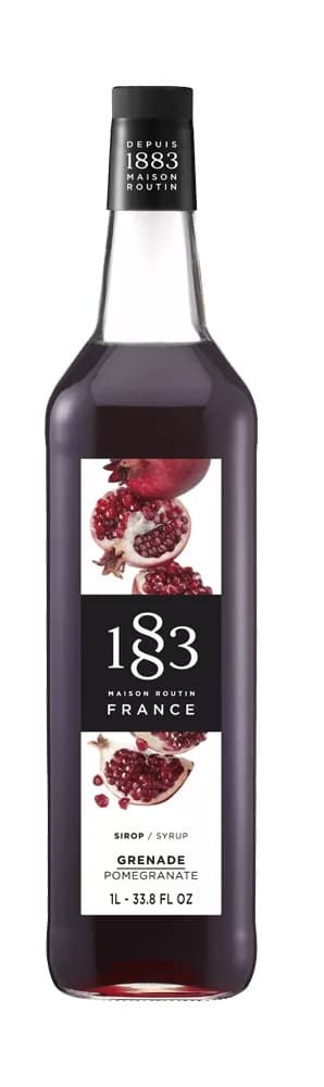 1883 Maison Routin Pomegranate Syrup Six 1 Liter Bottles