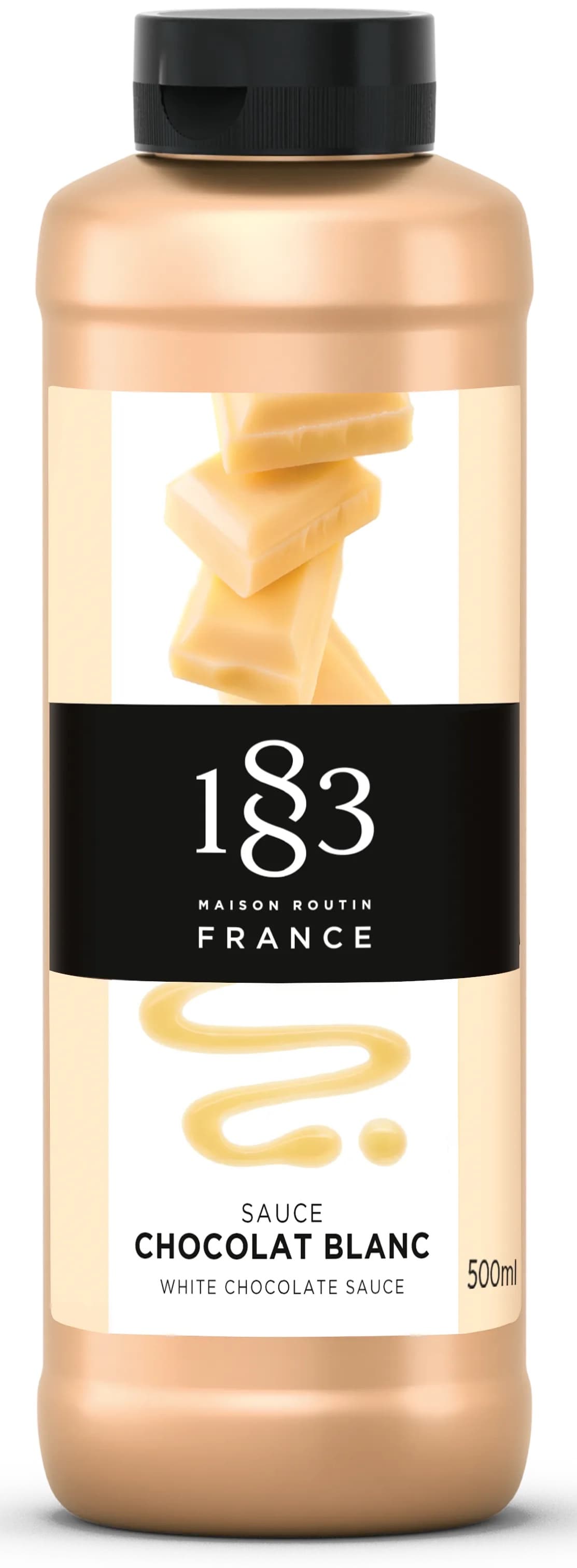 1883 Maison Routin White Chocolate Sauce Two 64 Oz. Jugs