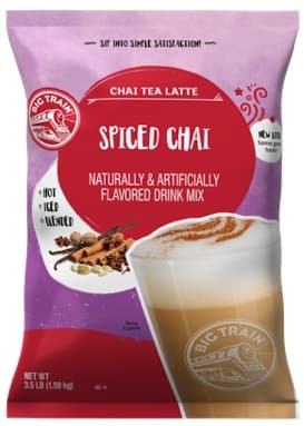 Big Train Spiced Chai Tea Latte Four 3.5 lb Bags