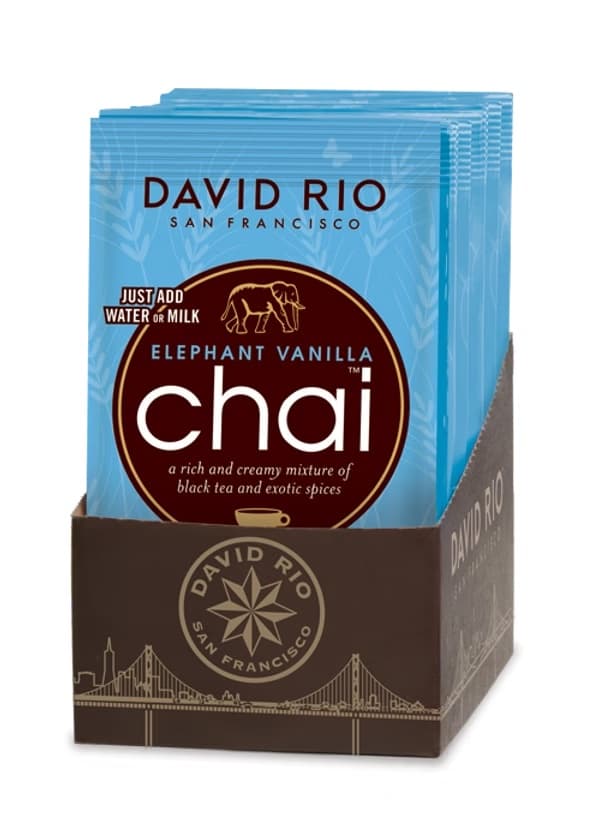 David Rio Elephant Vanilla Chai Single-Serve Packets (68-Count) - Retail & To-Go