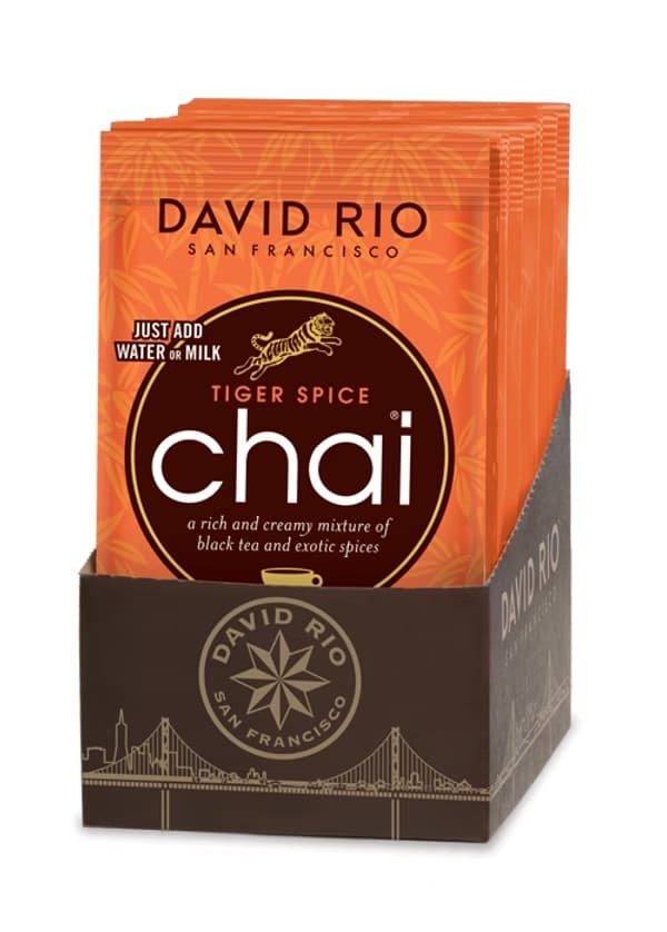 David Rio Tiger Spice Chai Single-Serve Packets (48-Count) - Retail & To-Go