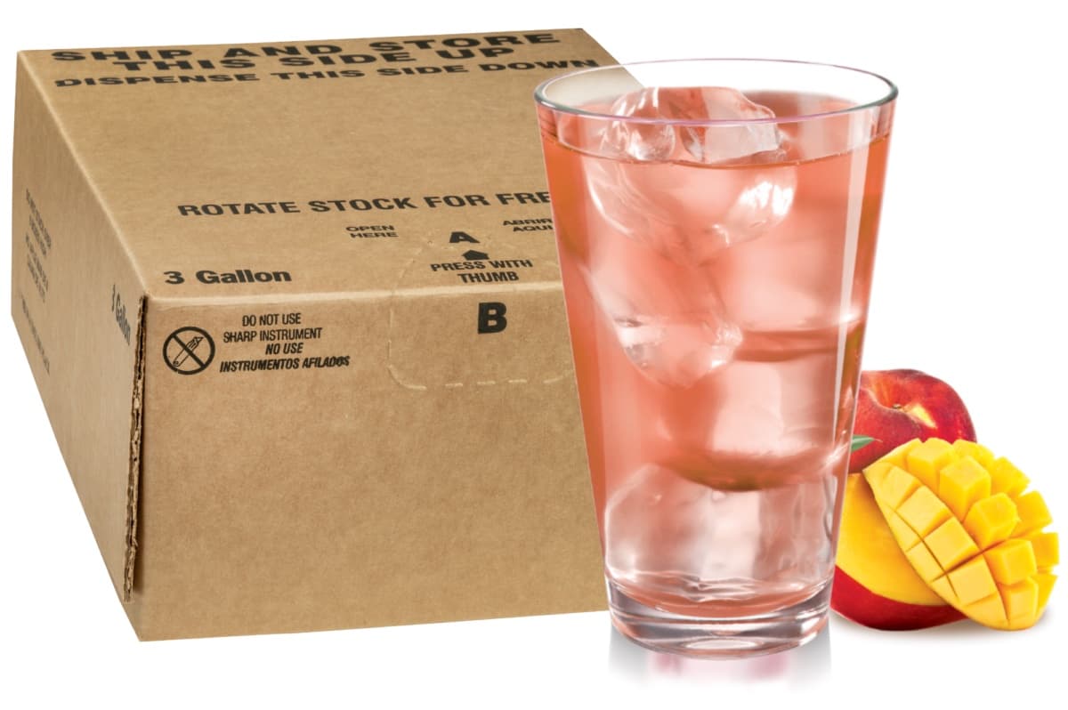 Dr. Smoothie Refreshers Peach Mango 3 Gallon Box