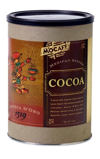 Mocafe Azteca D'oro Mexican Spiced Cocoa Four 3 Lb. Canisters
