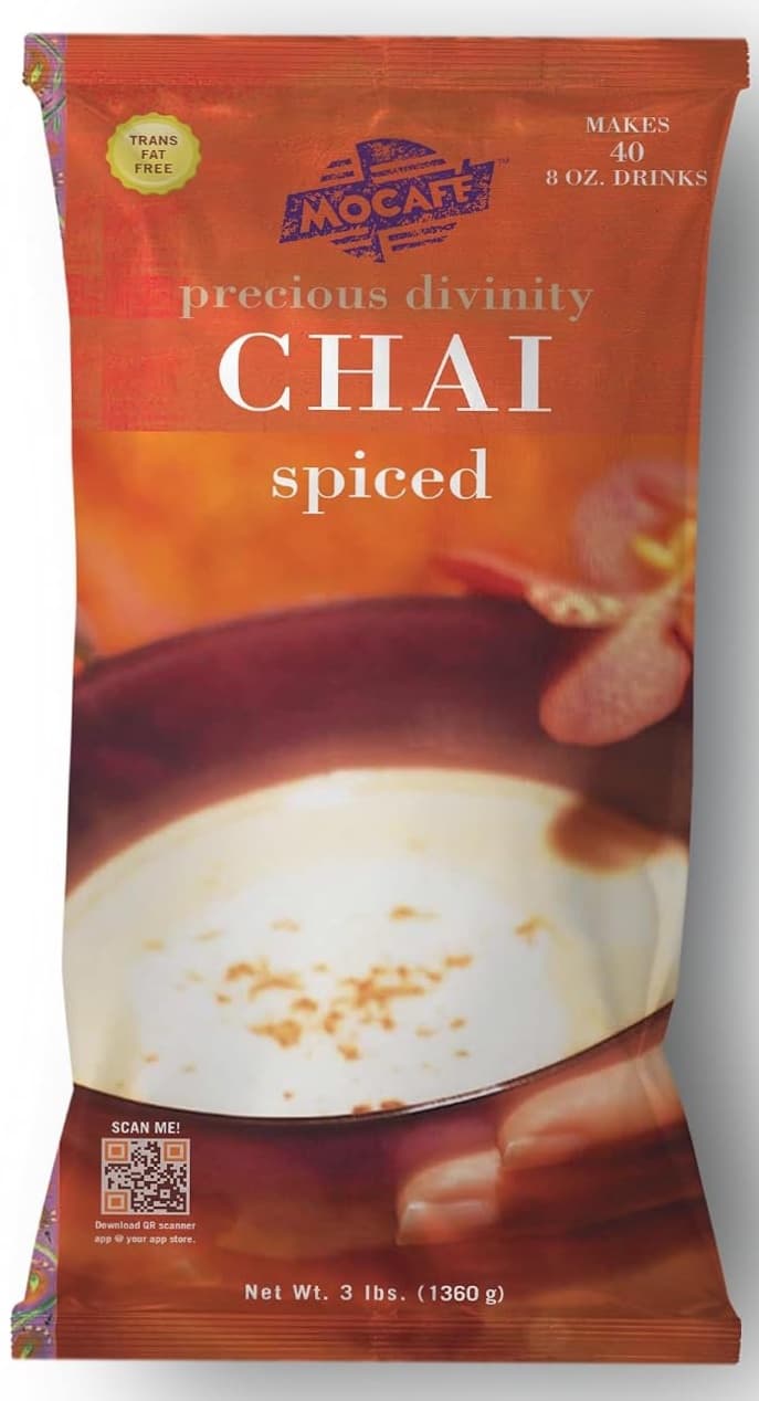 MOCAFE Precious Divinity Spiced Chai Four 3 Lb. Bags