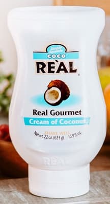 Real Infused Coconut Syrup Twelve 16.9 Oz. Squeeze Bottles
