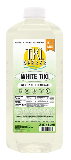 Tiki Breeze White Tiki Energy Six 2 Liter Bottles